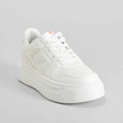 Sale Deportiva casual plataforma blanca Mujer Sneakers