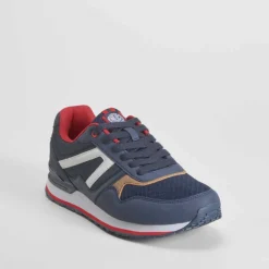 Hot Deportiva casual retro azul marino Hombre Sneakers