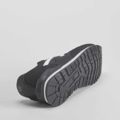 Sale Deportiva casual retro azul negra Hombre Sneakers