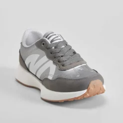 Best Deportiva casual retrojogging plata Mujer Sneakers|Básicos X Menos