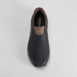 Clearance Deportiva casual slip on negra Hombre Sneakers