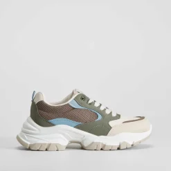 Outlet Deportiva chunky marrón Mujer Sneakers