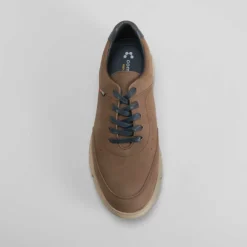 Online Deportiva confort rukwa piel marrón Hombre Sneakers