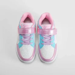 Hot Deportiva flecos blanco y multicolor Zapatillas Deportivas