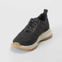 Outlet Deportiva nylon negra Mujer Sneakers