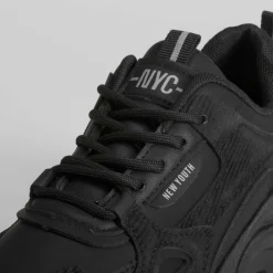 Hot Deportiva plataforma chunky negra Mujer Sneakers