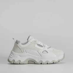 Hot Deportiva plataforma chunky blanca Mujer Sneakers