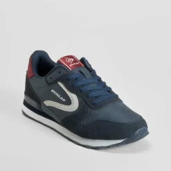 Best Deportiva retro casual azul marino Hombre Sneakers