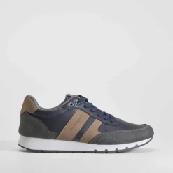 Sale Deportiva retro jogging azul marino Hombre Sneakers|Básicos X Menos