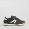 Online Deportiva retro velcro negra Sneakers