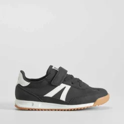 Online Deportiva retro velcro negra Sneakers