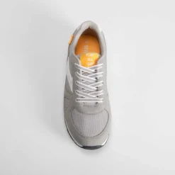 Discount Deportiva retrorunning cordones gris Zapatillas Deportivas