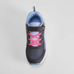 Outlet Deportiva running negra y lila Zapatillas Deportivas