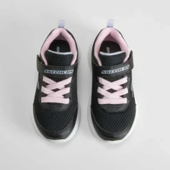 Clearance Deportiva selectors bebé negra y rosa Zapatillas Deportivas