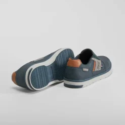 Deportiva slip on azul Hombre Sneakers|Básicos X Menos