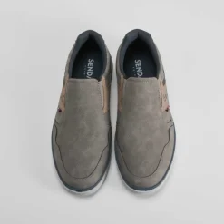 Clearance Deportiva slip on gris Hombre Sneakers|Básicos X Menos
