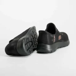 Deportiva slip-ins Summits Classy negra Mujer Zapatillas Deportivas