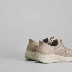 Outlet Deportiva Slip-Ins Ultra Flex gris Mujer Zapatillas Deportivas