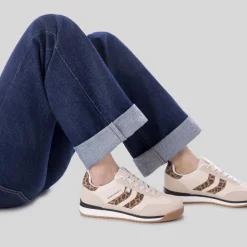 Discount Deportiva sneaker retro beige Mujer Sneakers