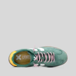 New Deportiva sneaker suela caramelo verde Mujer Sneakers