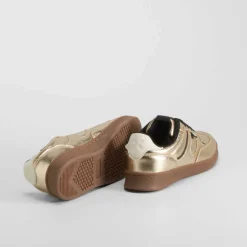 Discount Deportiva sneaker suela caramelo oro NYC Mujer Sneakers