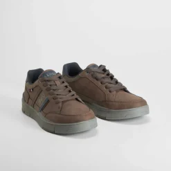 Clearance Deportiva urbana marrón oscuro Hombre Sneakers|Básicos X Menos