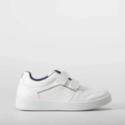 Online Deportiva velcro blanca Zapatillas Deportivas