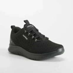 Outlet Deportiva walking elásticos negro Mujer Zapatillas Deportivas