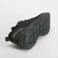 Outlet Deportiva walking elásticos negro Mujer Zapatillas Deportivas