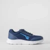 Online Deportiva walking juvenil azul Zapatillas Deportivas