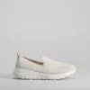 Deportiva walking slip on beige Mujer Zapatillas Deportivas