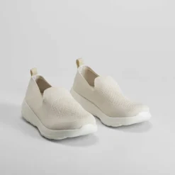 Deportiva walking slip on beige Mujer Zapatillas Deportivas