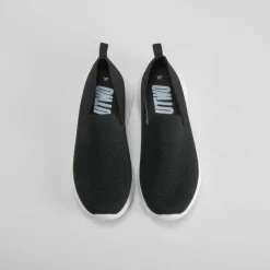 Best Deportiva walking slip on negra Mujer Zapatillas Deportivas