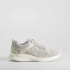 Deportiva walking tejido gris Mujer Zapatillas Deportivas|Básicos X Menos