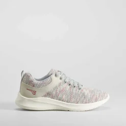 Deportiva walking tejido gris Mujer Zapatillas Deportivas|Básicos X Menos