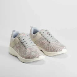 Deportiva walking tejido gris Mujer Zapatillas Deportivas|Básicos X Menos