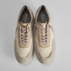 Online Deportivo beige en piel Mujer Zapatillas Deportivas|Sneakers