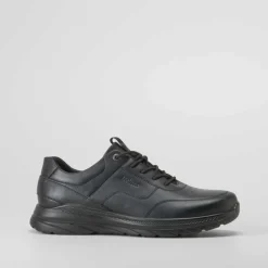 Discount Deportivo casual piel negro Hombre Sneakers