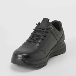 Discount Deportivo casual piel negro Hombre Sneakers