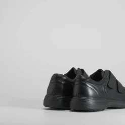 Online Deportivo negro velcros de piel Hombre Zapatos Profesionales|Zapatos Confort
