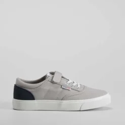 Clearance Lona casual gris juvenil Zapatillas Lona
