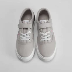 Clearance Lona casual gris juvenil Zapatillas Lona