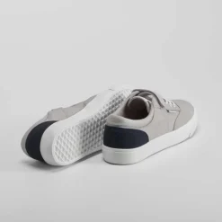 Clearance Lona casual gris juvenil Zapatillas Lona