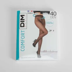 Outlet Medía panty 40D Confort negro Calcetines