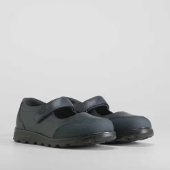 Hot Mercedita colegial azul de piel OH GIRL Zapatos Colegio