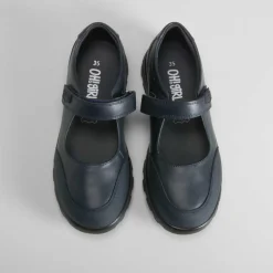 Hot Mercedita colegial azul de piel OH GIRL Zapatos Colegio