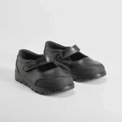 Best Mercedita colegial de piel negro OH GIRL Zapatos Colegio