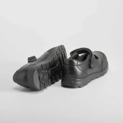 Hot Mercedita colegial negro de piel OH GIRL Zapatos Colegio