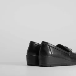 Sale Mocasín cadena negro de Mujer Zapatos Confort|Mocasines