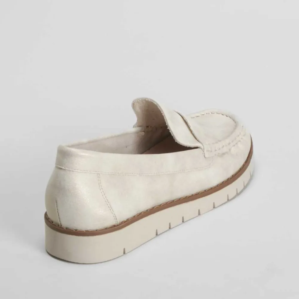 Outlet Mocasín kiowa color natural Mujer Zapatos Confort|Zapatos Planos